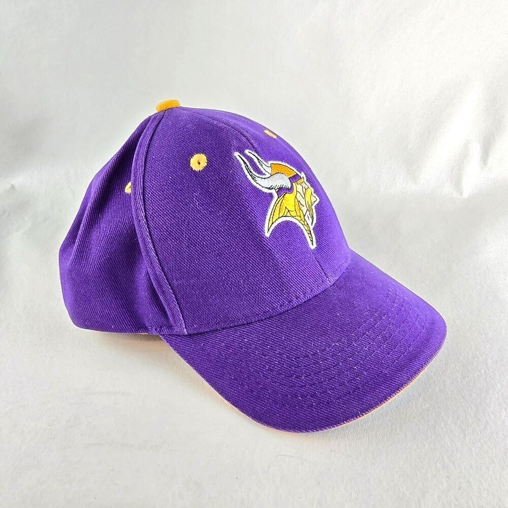 Minnesota Vikings Hat Cap Adult Strap Back Purple NFL Football Adjustable Mens